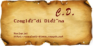 Czeglédi Diána névjegykártya